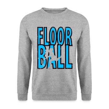 Floorball - Unisex Sweatshirt - salt & pepper - Front - Alina (178cm) & Michal (187cm)