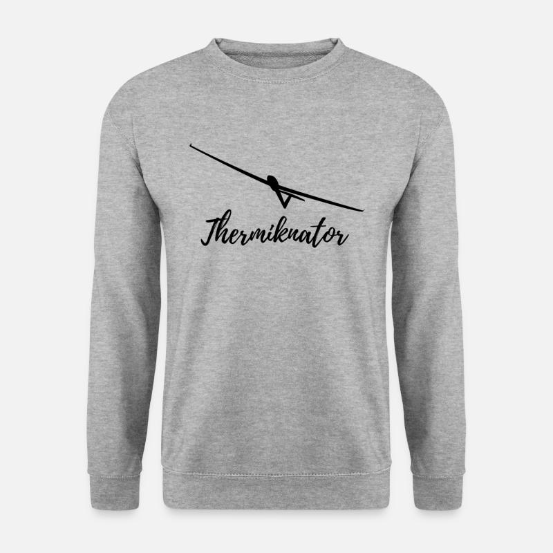 Glider pilot glider flying glider - Unisex Sweatshirt - salt & pepper
