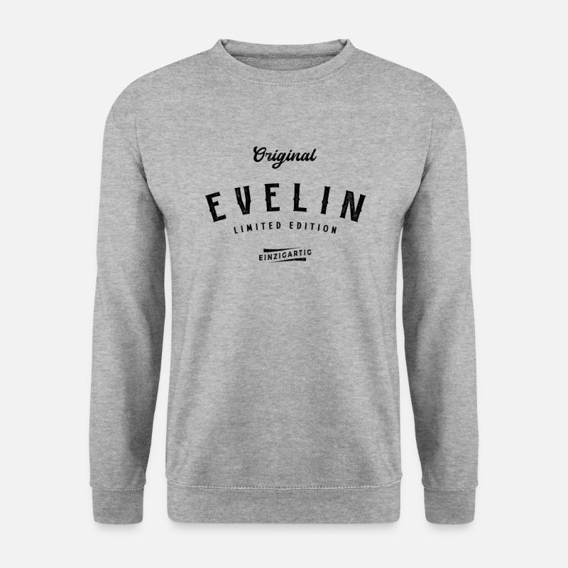 Evelin Limited Edition - Unisex Pullover - Weißgrau meliert