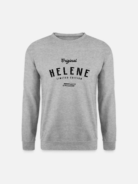 Helene Limited Edition - Unisex Pullover - Weißgrau meliert