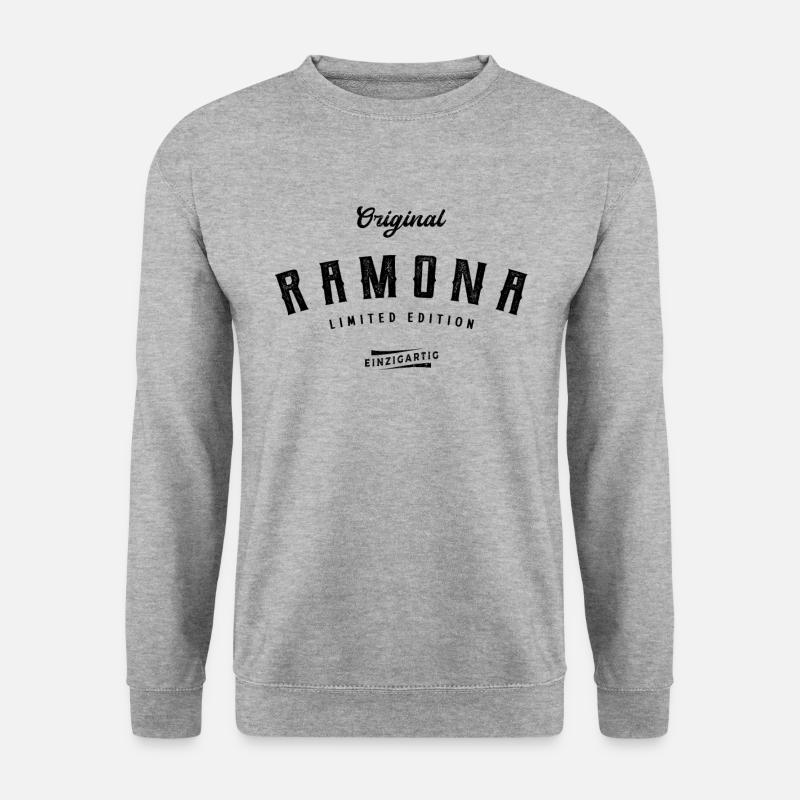 Ramona Limited Edition - Unisex Pullover - Weißgrau meliert