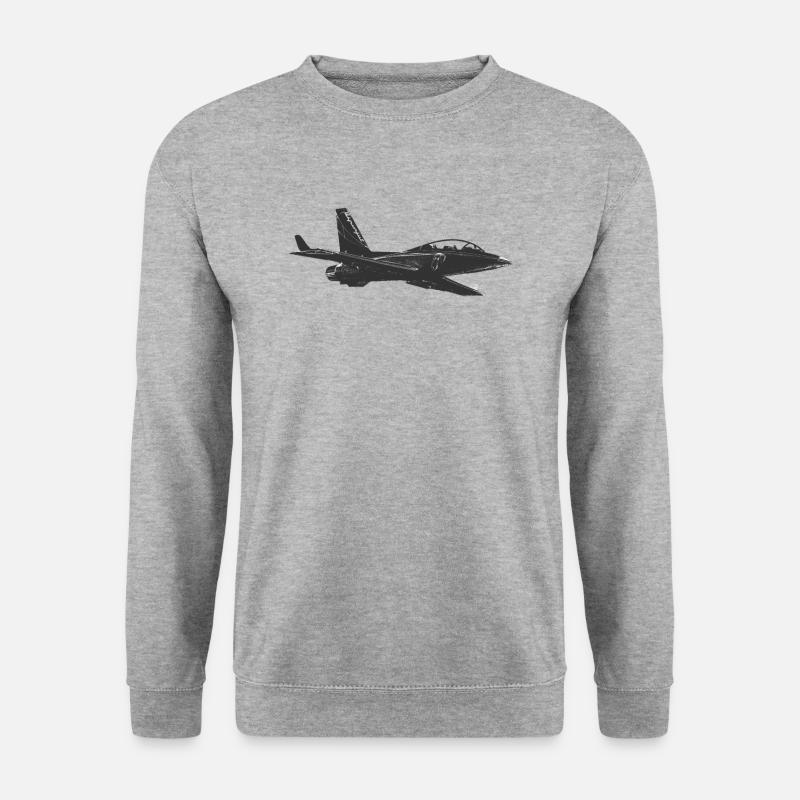 Jet Chrome - Unisex Pullover - Weißgrau meliert