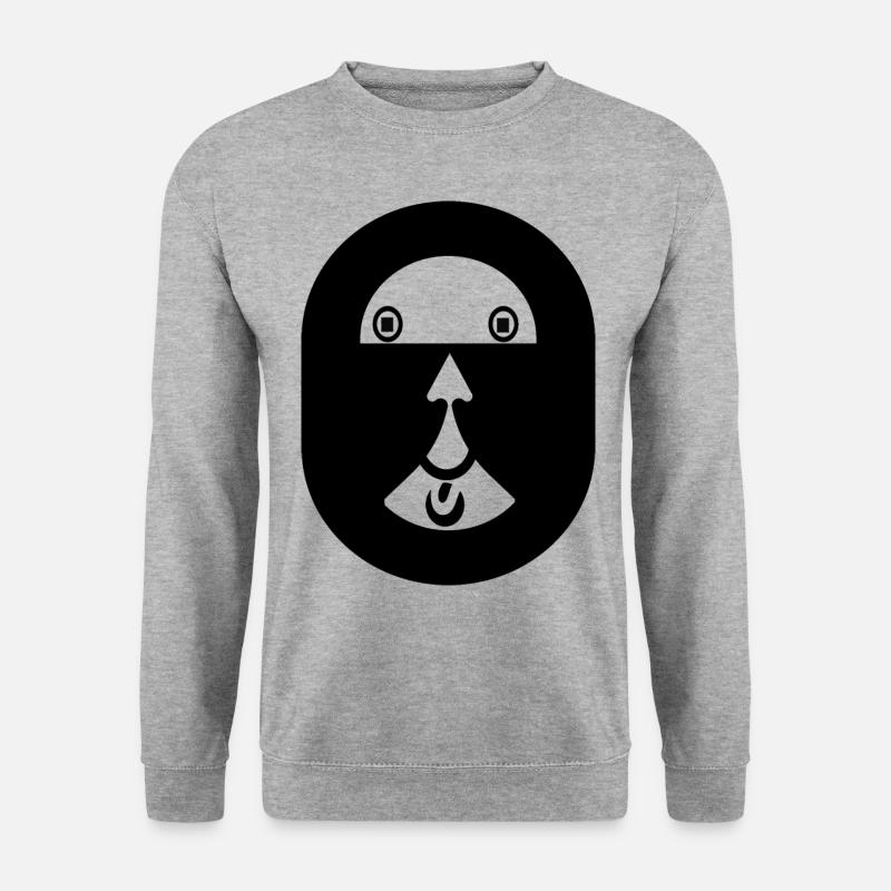 Blickfang - Unisex Pullover - Weißgrau meliert