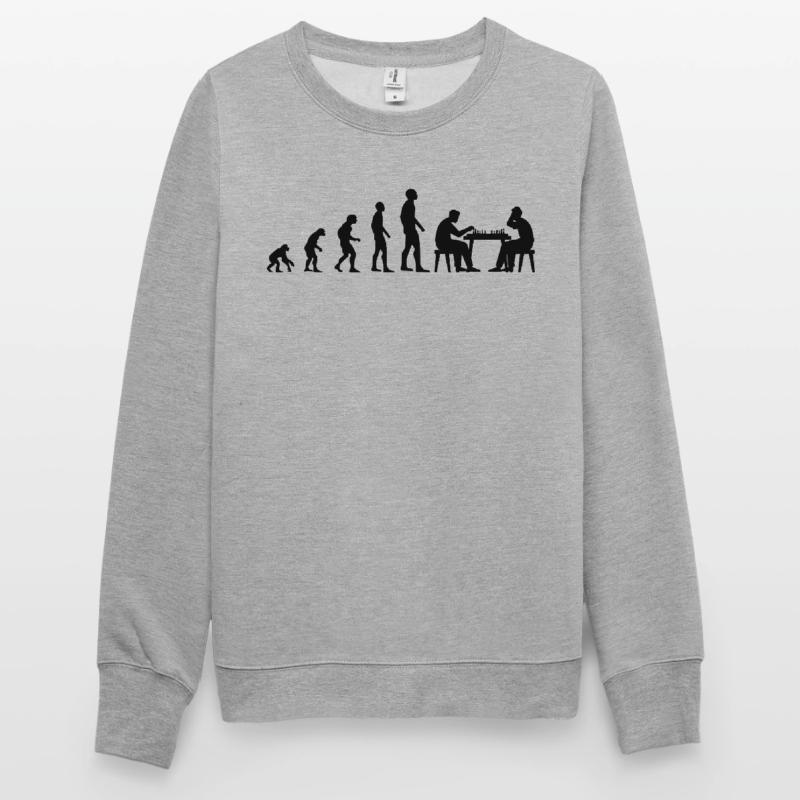 Évolution d’échecs Évolution Sweat-shirt Unisexe