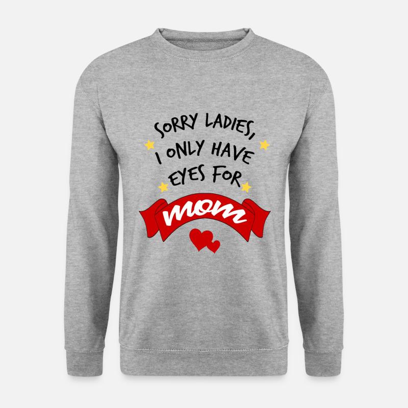 MAMA Mutti - Unisex Pullover - Weißgrau meliert