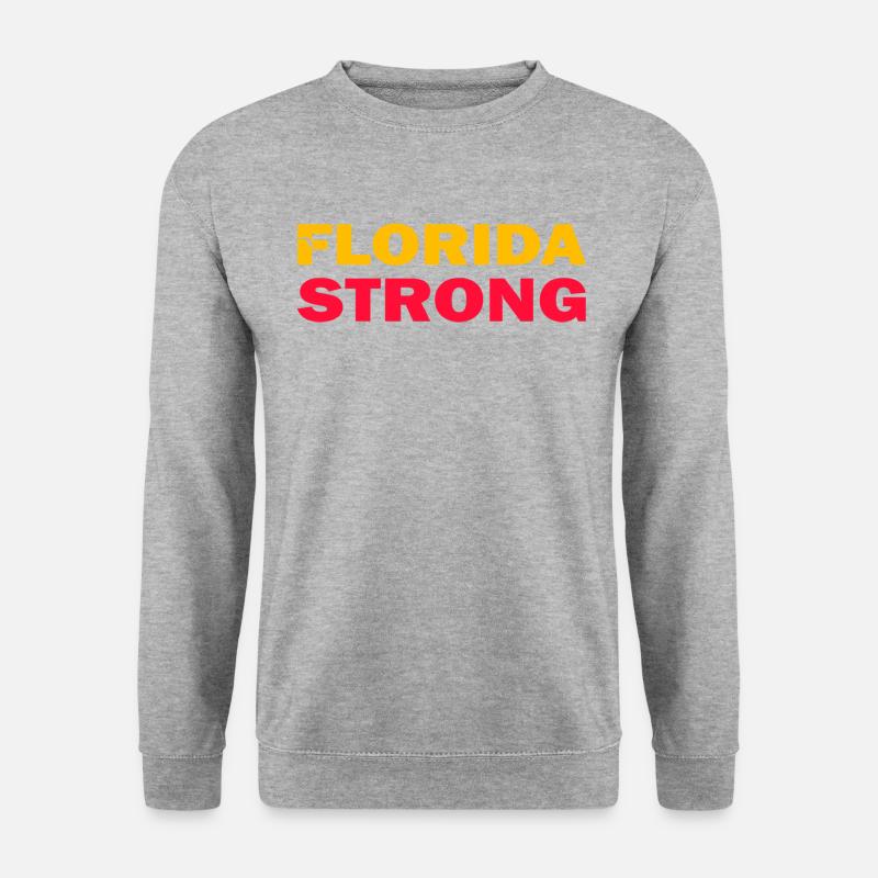 Florida Stark - Unisex Pullover - Weißgrau meliert