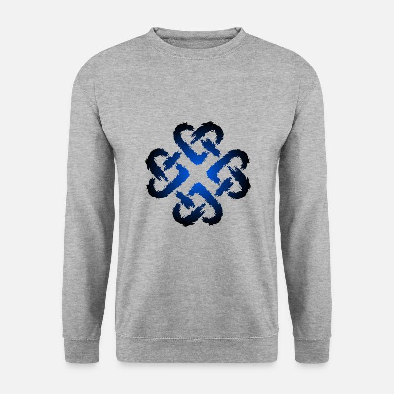 Celtic Knots Heart Infinity Endless - Unisex Sweatshirt - salt & pepper