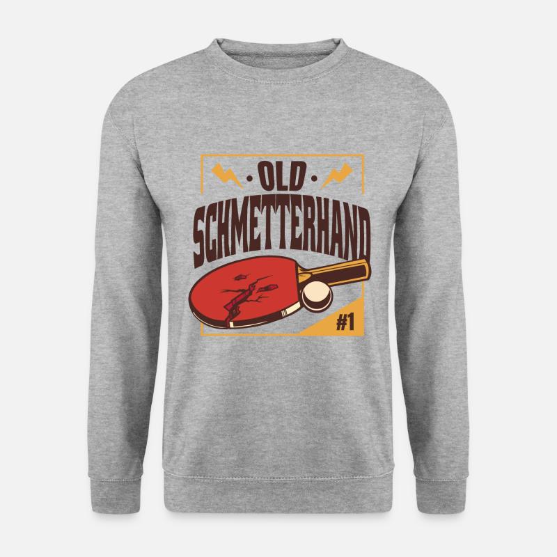 pingpongDesign - Unisex Sweatshirt - salt & pepper