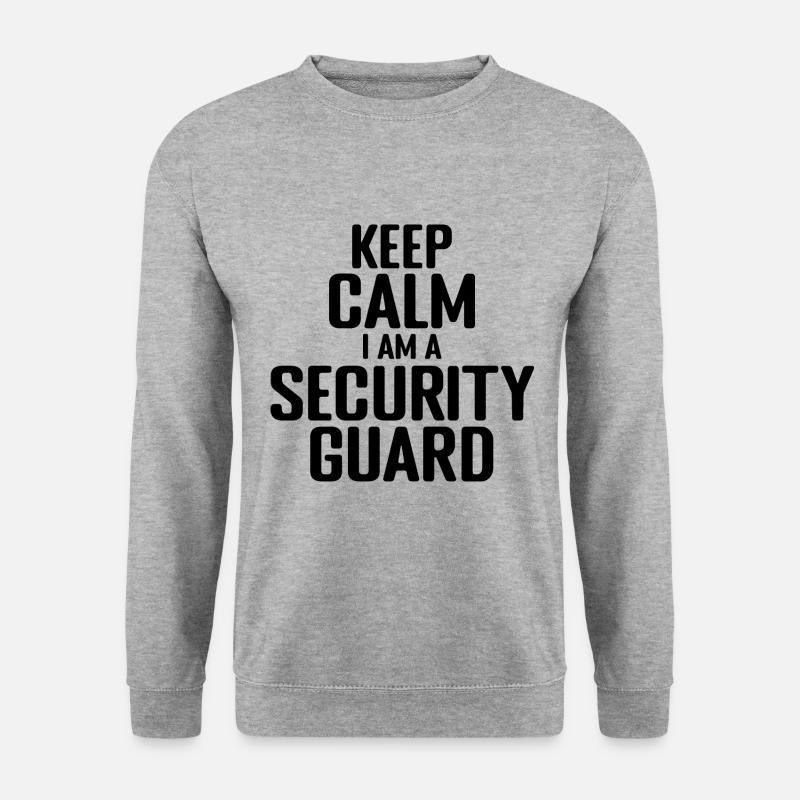 Sicherheitsbeauftragter - Ich bin Wachmann - Unisex Pullover - Weißgrau meliert