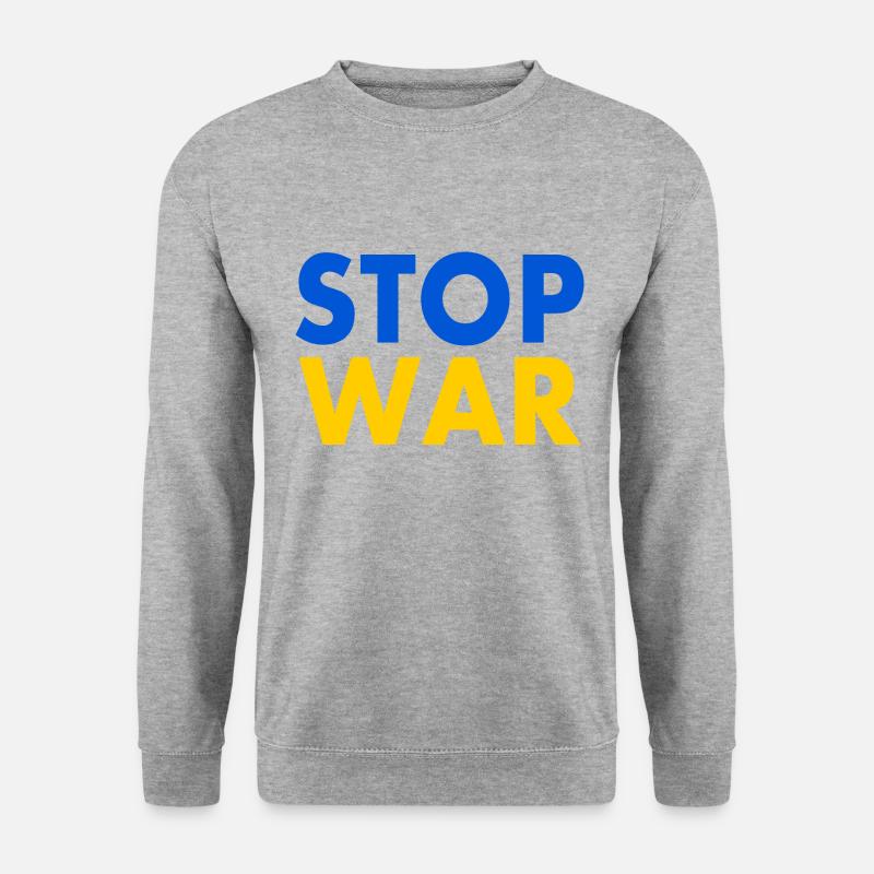 Stop war - Unisex Sweatshirt - salt & pepper