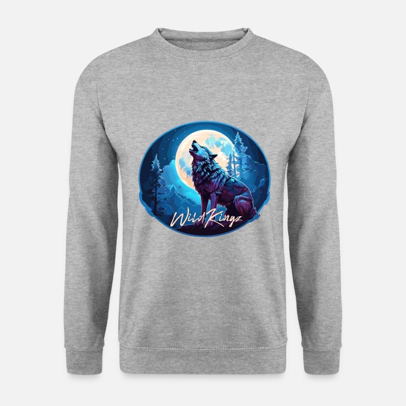 Wolf - Unisex Sweatshirt - salt & pepper