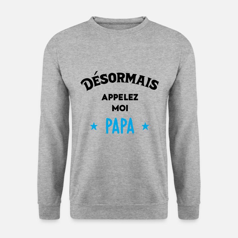 Idée D'Annonce De Grossesse - Sweat-shirt Unisexe - gris chiné
