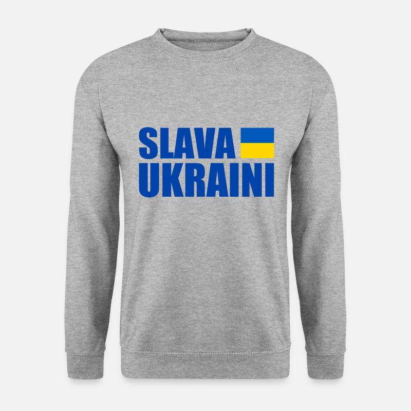 Slava ukraini - Unisex Sweatshirt - salt & pepper