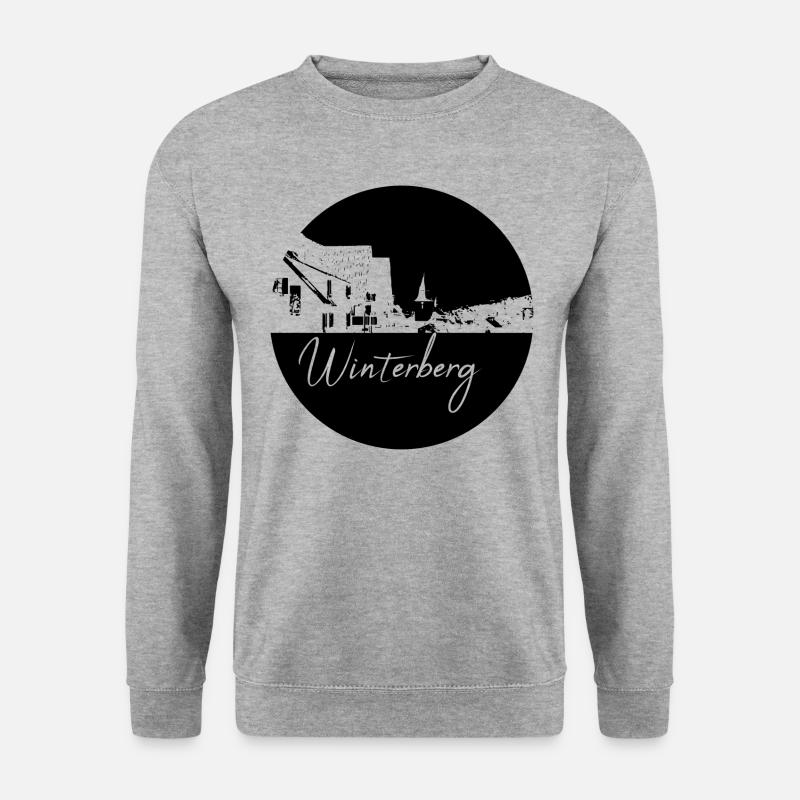 Winterberg,Skyline,Black Circle,Circle - Unisex Sweatshirt - salt & pepper