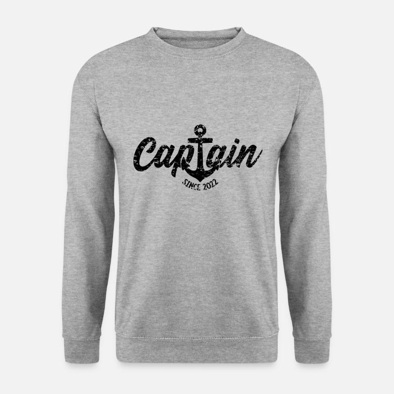 KAPITÄN CAPTAIN SINCE 2022 - Unisex Pullover - Weißgrau meliert