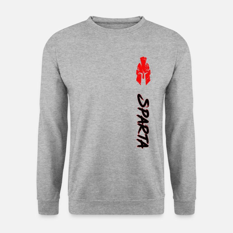 Sparta - Unisex Pullover - Weißgrau meliert