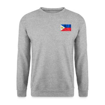 Philippines Collection 'by nikkkooo - Unisex Sweatshirt - salt & pepper - Front - Alina (178cm) & Michal (187cm)