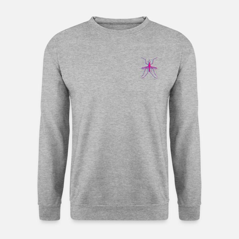 Mosquito 3D optics - Unisex Sweatshirt - salt & pepper