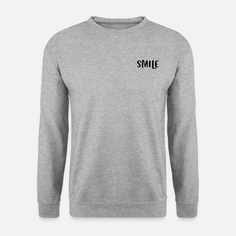 SMILE - Unisex Sweatshirt - salt & pepper