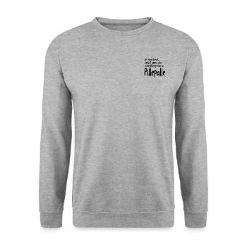 If you love what you do everything else is... - Unisex Pullover - Weißgrau meliert - Vorne - Alina (178cm) & Michal (187cm)