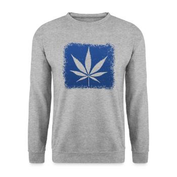 Kiffen - Unisex Pullover - Weißgrau meliert - Vorne - Alina (178cm) & Michal (187cm)