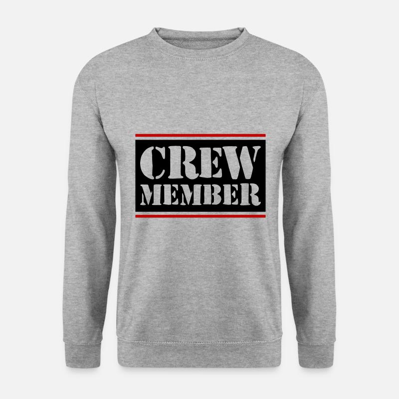 Conception de l’équipage - Sweat-shirt Unisexe - gris chiné