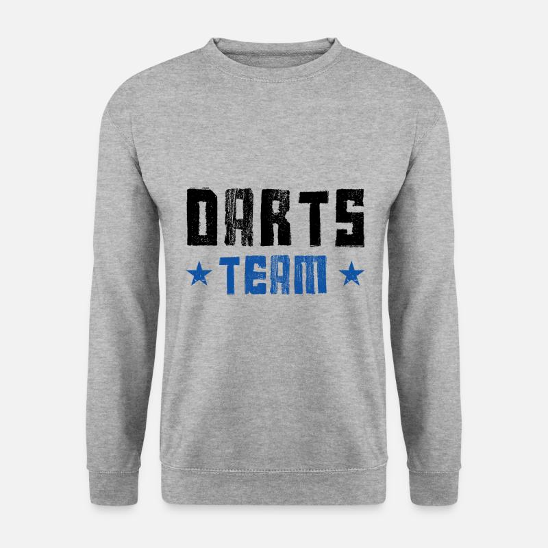 Darts Team - Unisex Pullover - Weißgrau meliert