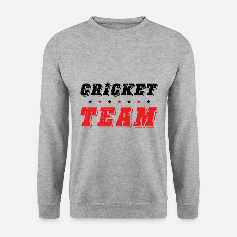 Cricket Team - Unisex Pullover - Weißgrau meliert