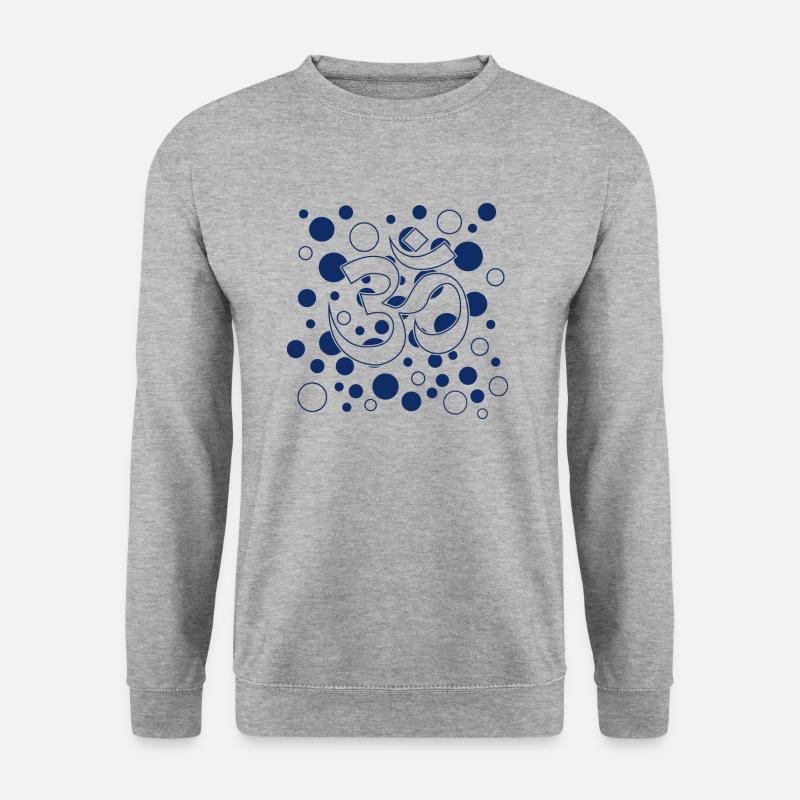 Yoga - Unisex Pullover - Weißgrau meliert