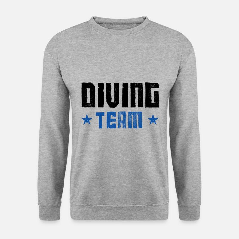 Diving Team - Unisex Pullover - Weißgrau meliert