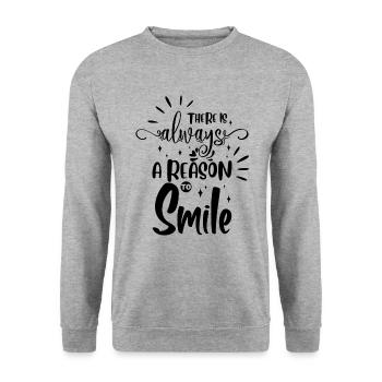 Heureux rires Renard - Sweat-shirt Unisexe - gris chiné - Devant - Alina (178cm) & Michal (187cm)