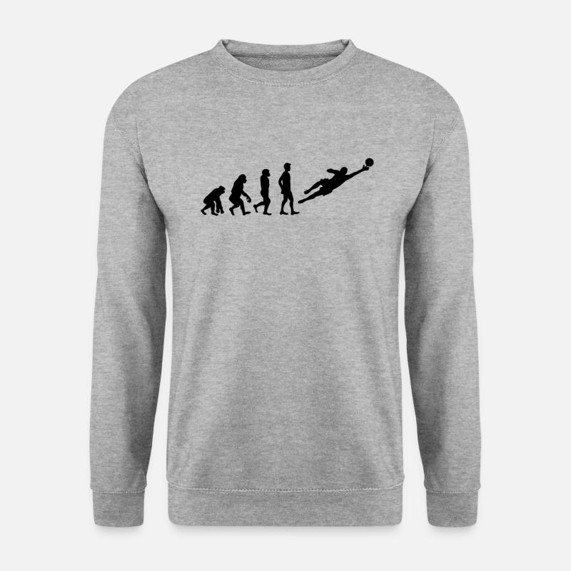 Torwart - Unisex Pullover - Weißgrau meliert