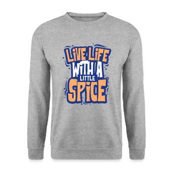 cuisine - Sweat-shirt Unisexe - gris chiné - Devant - Alina (178cm) & Michal (187cm)