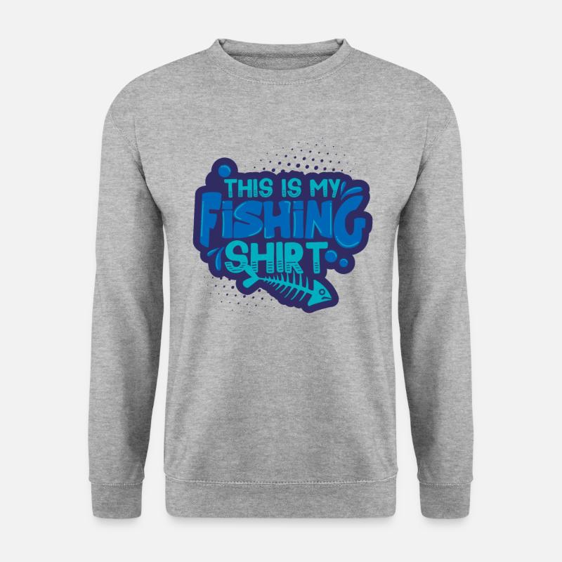 angling - Unisex Sweatshirt - salt & pepper