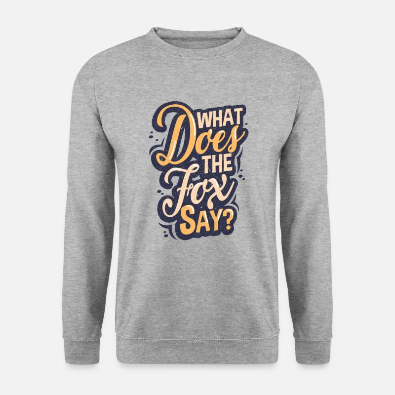 fox - Unisex Sweatshirt - salt & pepper