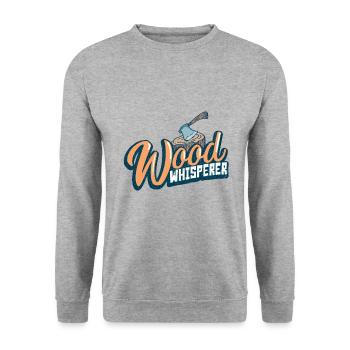 lumberjack - Unisex Sweatshirt - salt & pepper - Front - Alina (178cm) & Michal (187cm)
