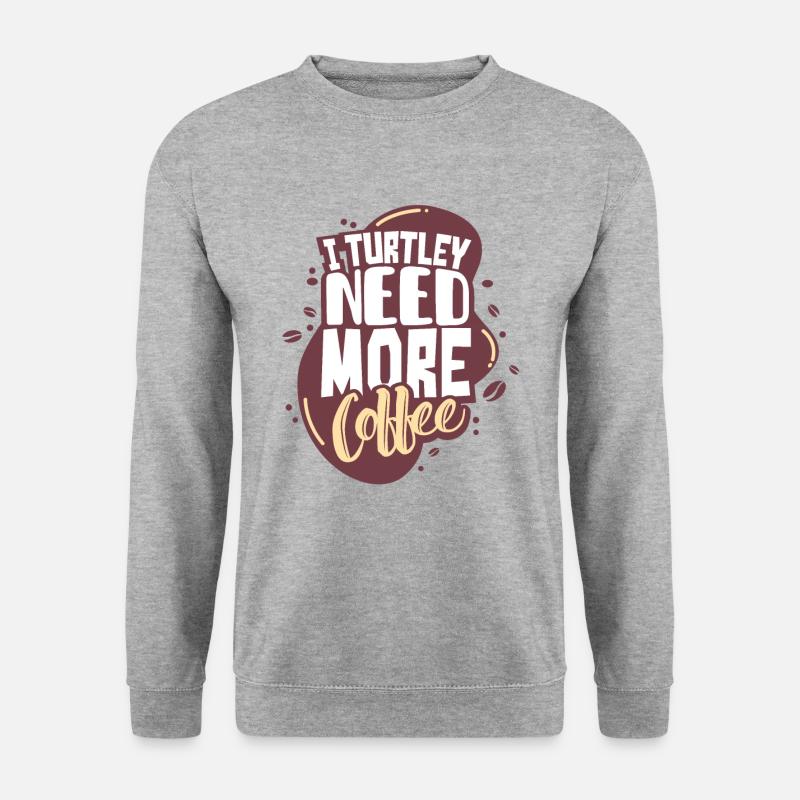 Turtle coffee - Unisex Sweatshirt - salt & pepper