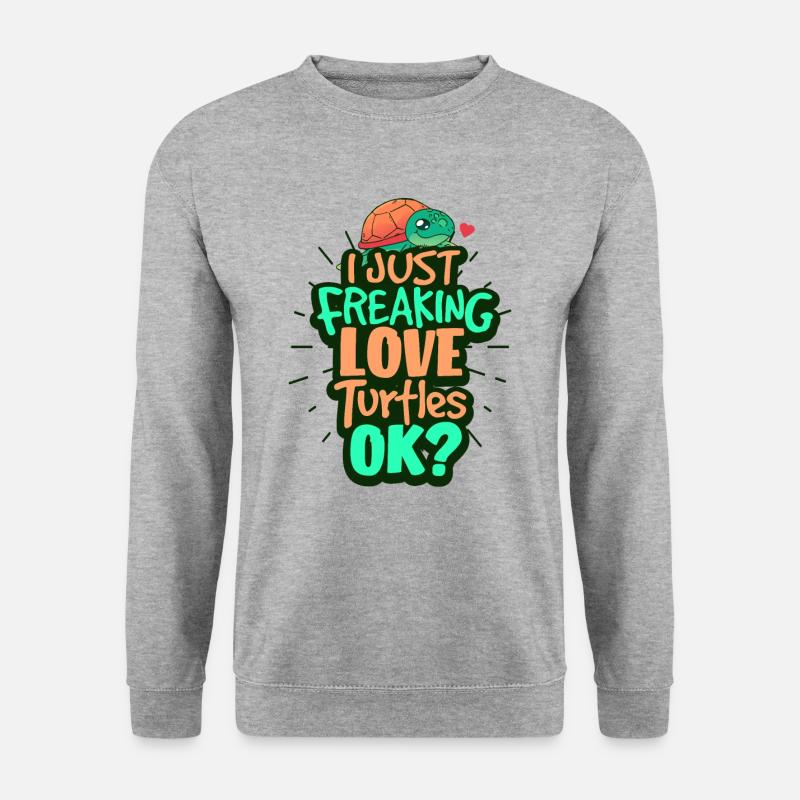 turtle - Unisex Sweatshirt - salt & pepper