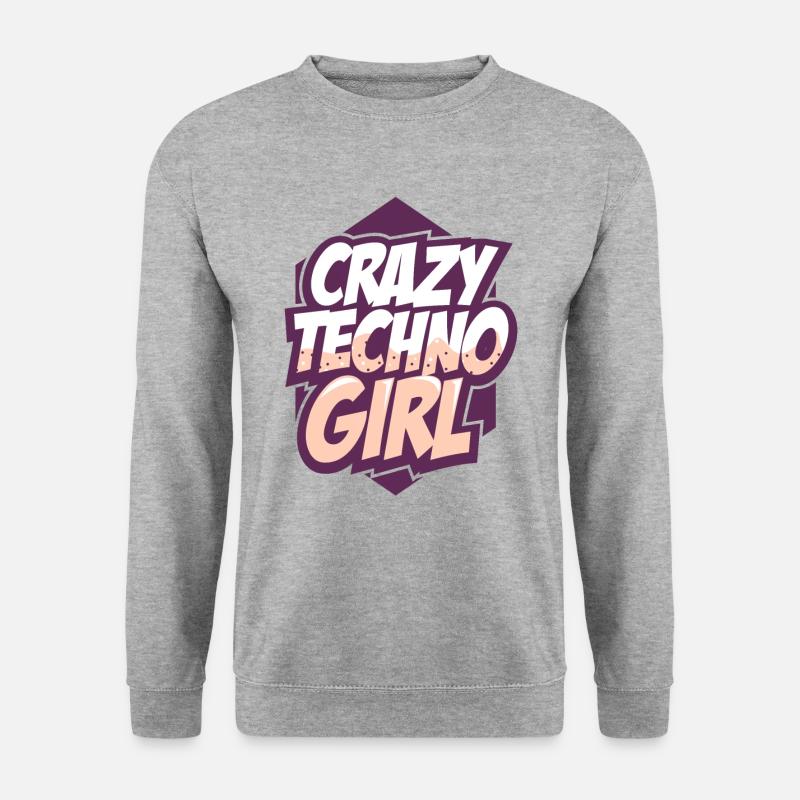 Techno - Unisex Sweatshirt - salt & pepper