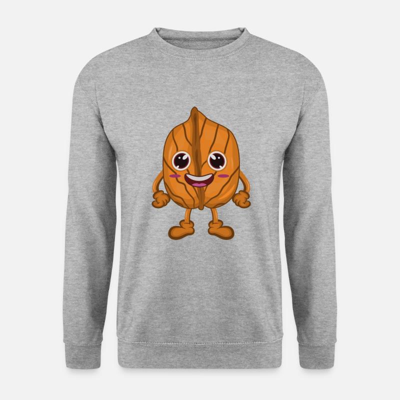 Walnut nut comic - Unisex Sweatshirt - salt & pepper