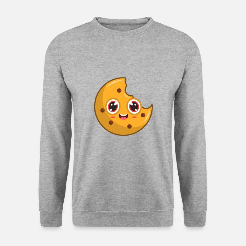 Biscuit aux biscuits - Sweat-shirt Unisexe - gris chiné