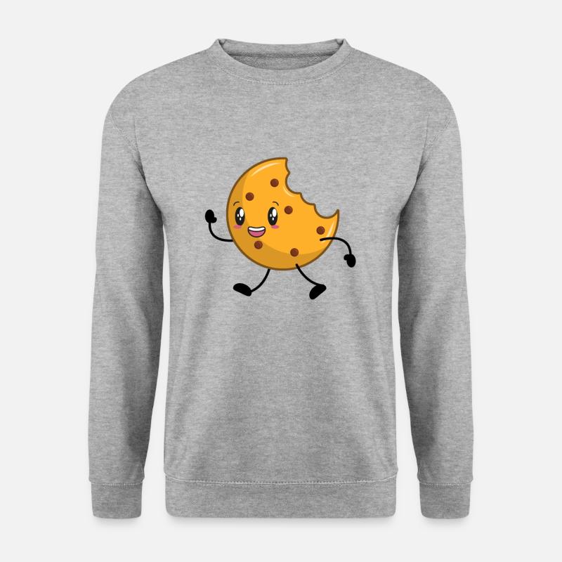Biscuit aux biscuits - Sweat-shirt Unisexe - gris chiné