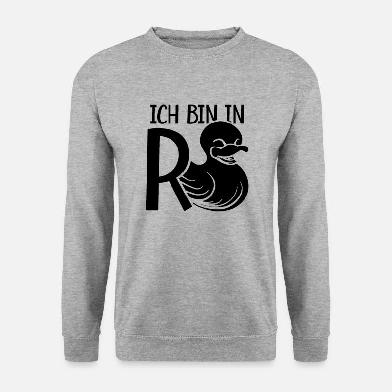 Rentner Rente - Unisex Pullover - Weißgrau meliert