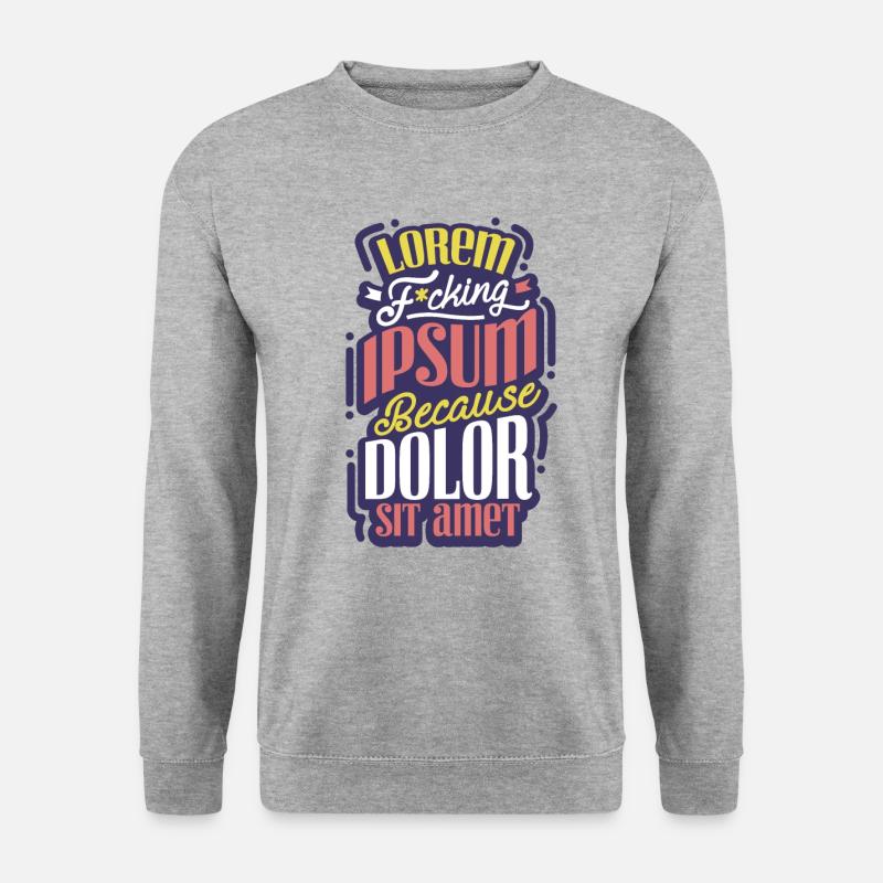 Web designer computer scientist Nerd - Unisex Sweatshirt - salt & pepper