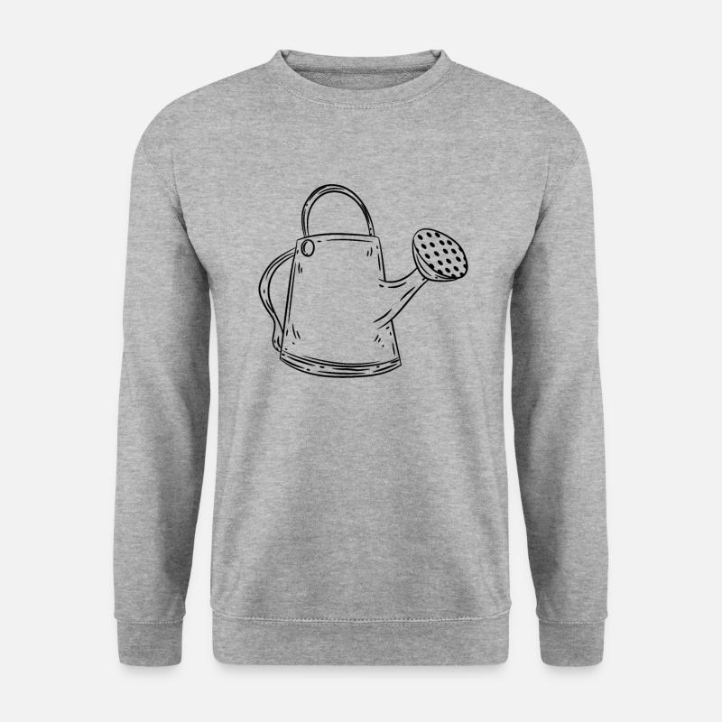 Gießkanne - Unisex Pullover - Weißgrau meliert