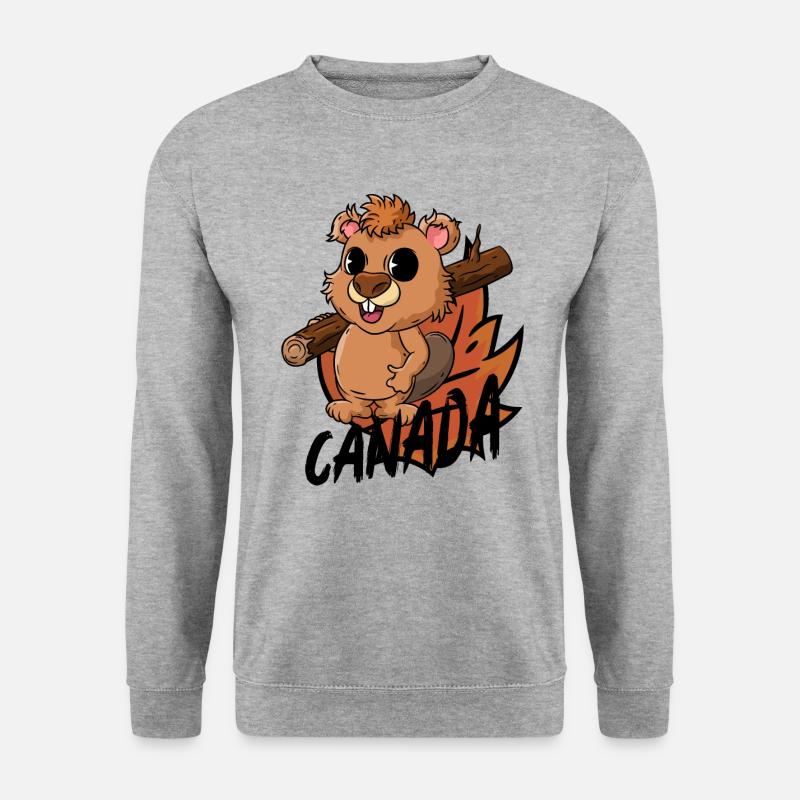 Canada Beaver - Unisex Sweatshirt - salt & pepper