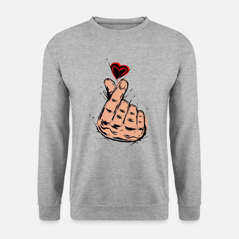 K-Pop Musik - Unisex Pullover - Weißgrau meliert