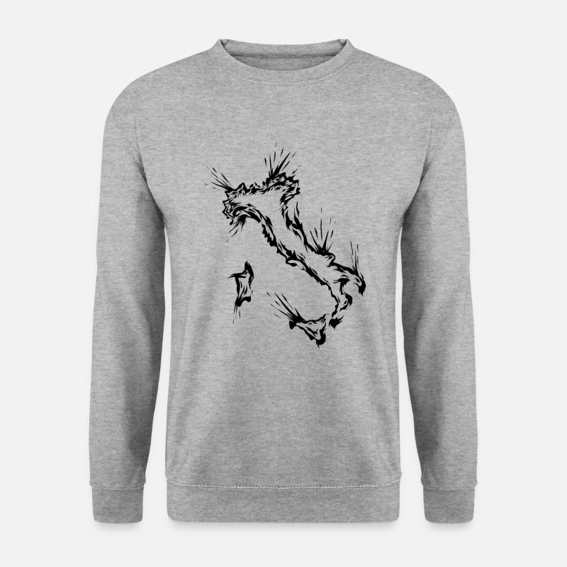 Italien - Unisex Pullover - Weißgrau meliert