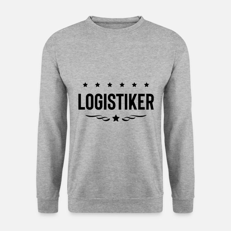 Logistiker Beruf - Unisex Pullover - Weißgrau meliert