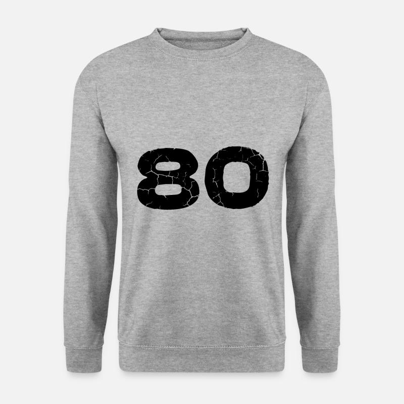 80 number jersey - Unisex Sweatshirt - salt & pepper